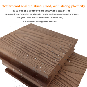 New No-gap Style Outdoor Decking Flooring Weather Resistance Wood Composite Wpc Decking