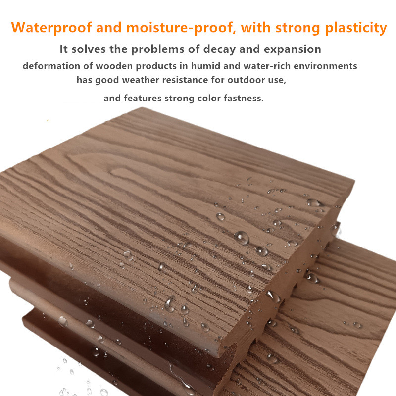 New No-gap Style Outdoor Decking Flooring Weather Resistance Wood Composite Wpc Decking