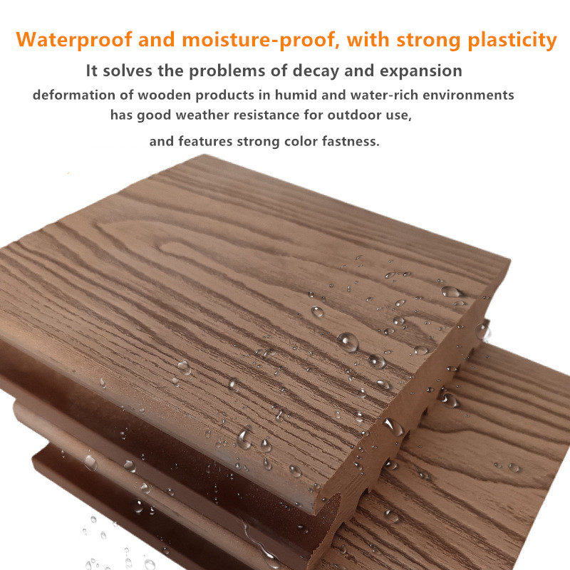 New No-gap Style Outdoor Decking Flooring Weather Resistance Wood Composite Wpc Decking