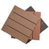Black wood-plastic flooring tiles DIY outdoor flooring patio interlocking flooring garden terrace