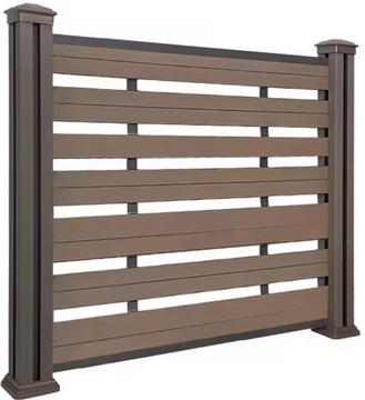 Co extrusion wpc wood plastic composite fence