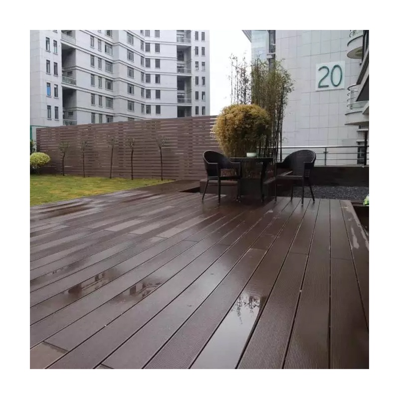 Outdoor Patio Composite Embossed Wpc Flooring Anti-uv Wpc Decking