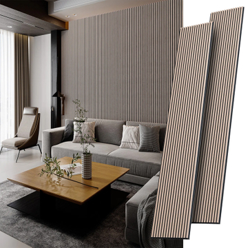 Modern Design Wood Acoustic Wall Panels with Veneer Finish for Studios And Hotels-Custom Graphic Design Capability