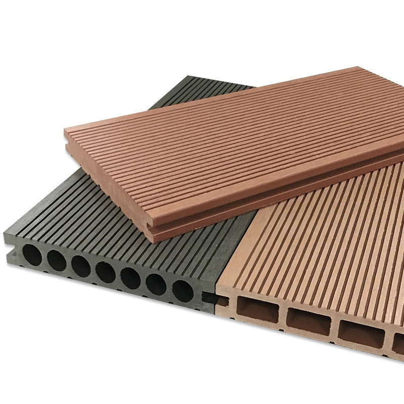 Customizable 140*23mm double co-extruded covered hollow decorative board, waterproof outdoor garden pool composite decorative board