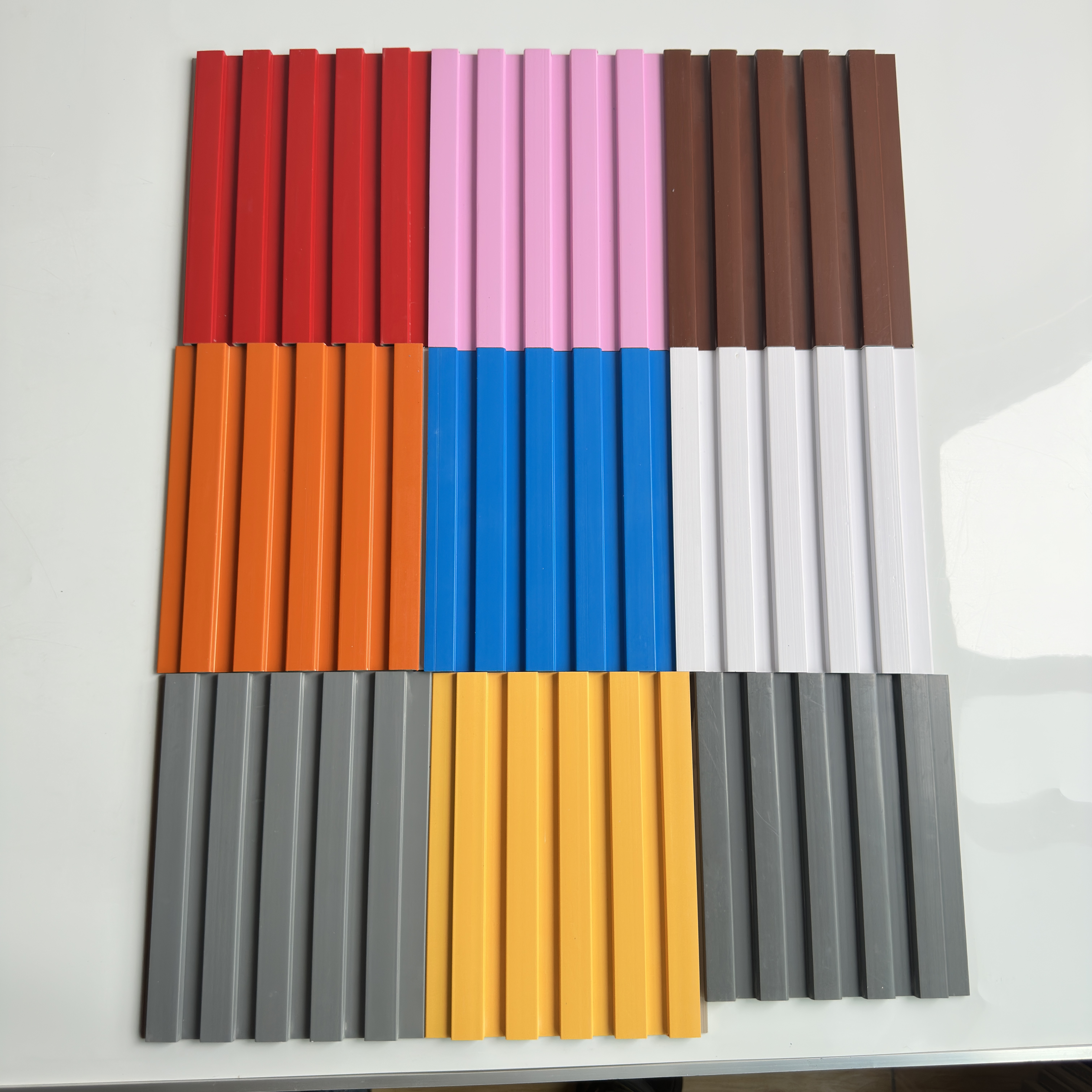 Price Interior Wall Cladding Waterproof And Flame-retardant WPC Artistic Shutter Background Luxury Design Grooved Batten Board