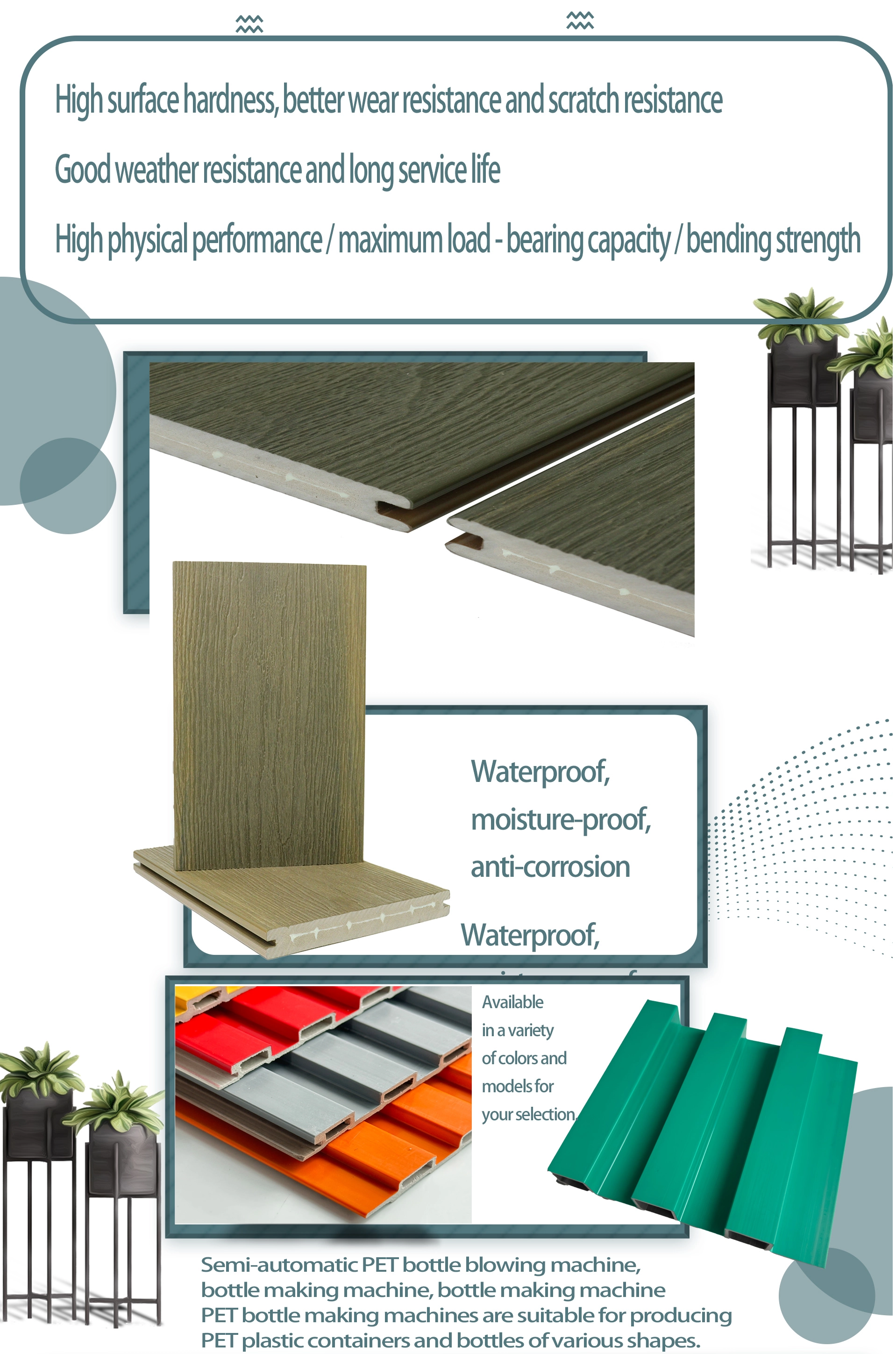 ASA - PVC Co - extruded Wall Panels