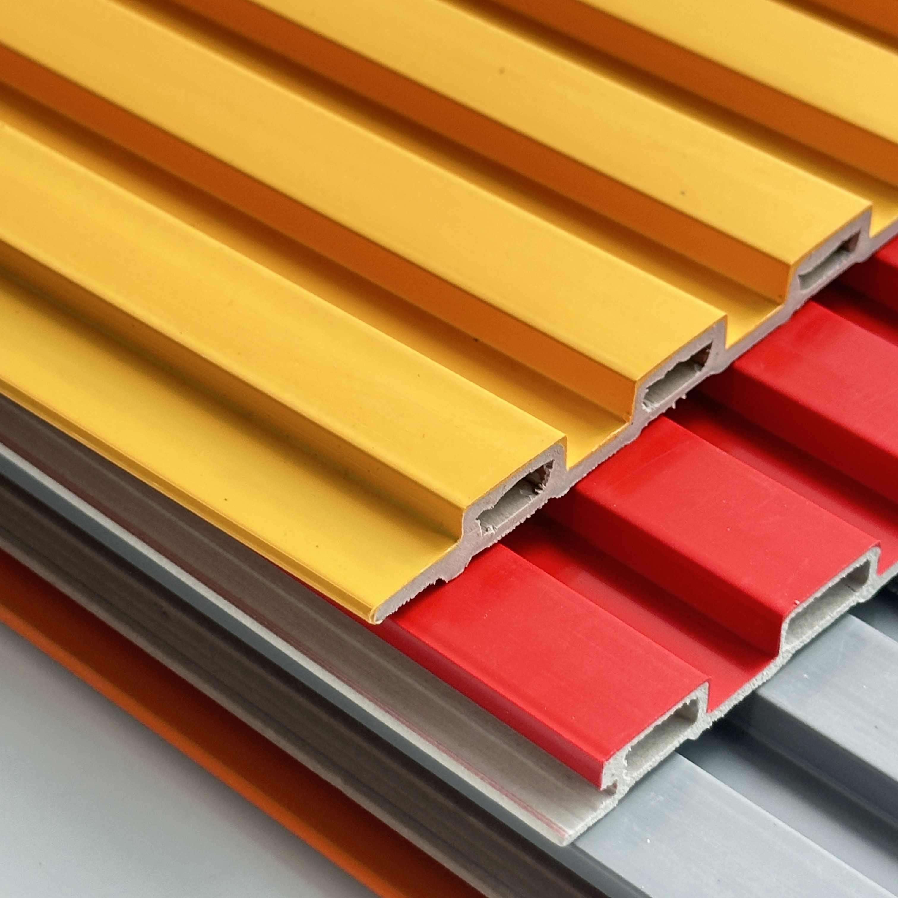 Third-generation technology co-extruded ASA coated lightweight wall panels, outdoor decorative wall panels, polyvinyl chloride grooved panels