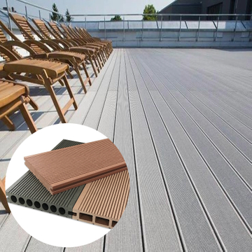KSL Wpc 3d Embossed Woodgrain Outdoor Waterproof Wpc Flooring Composite Decking for Swimming Pool