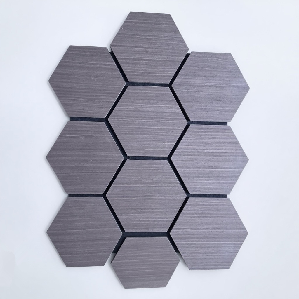 Modern 3D Model Design MDF Veneer Acoustic Panels Highly Effective Sound Absorption KSL Brand Office Building Hotel Exterior 1