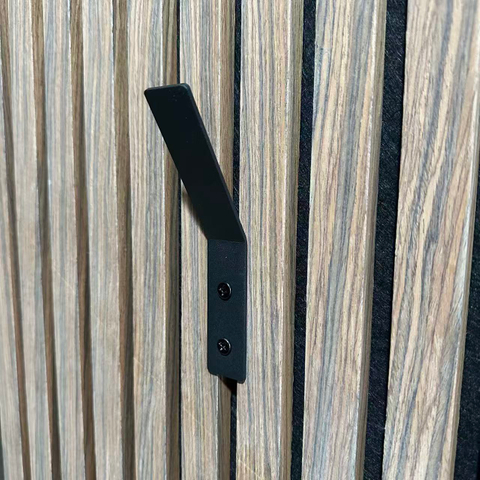 acoustic panel hook no drill for slat wall