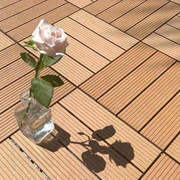 Co extrusion WPC composite DECKING TILE 300*300mm