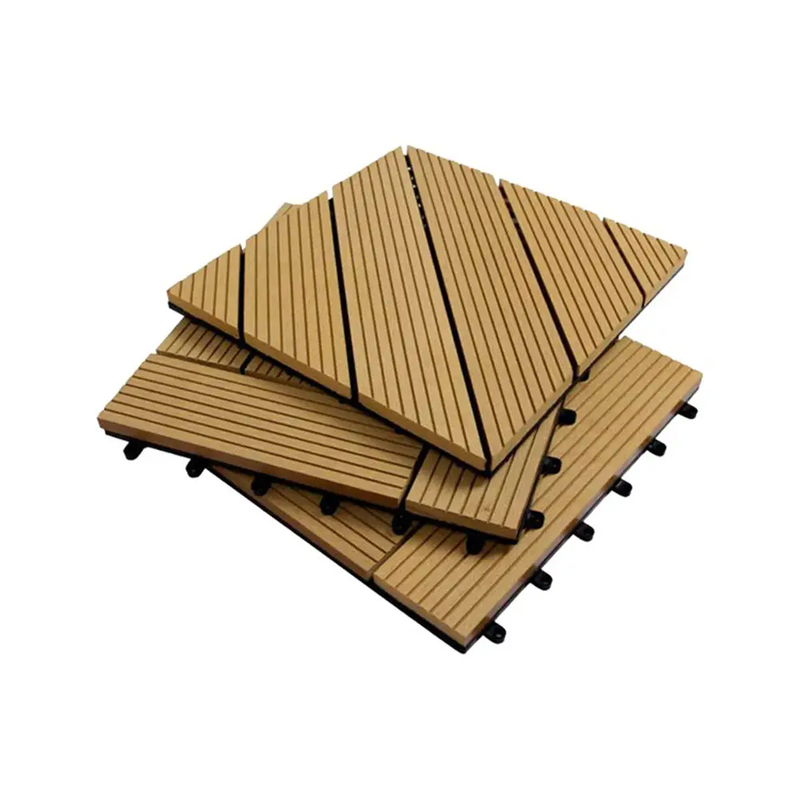 Co extrusion WPC composite DECKING TILE 300*300mm