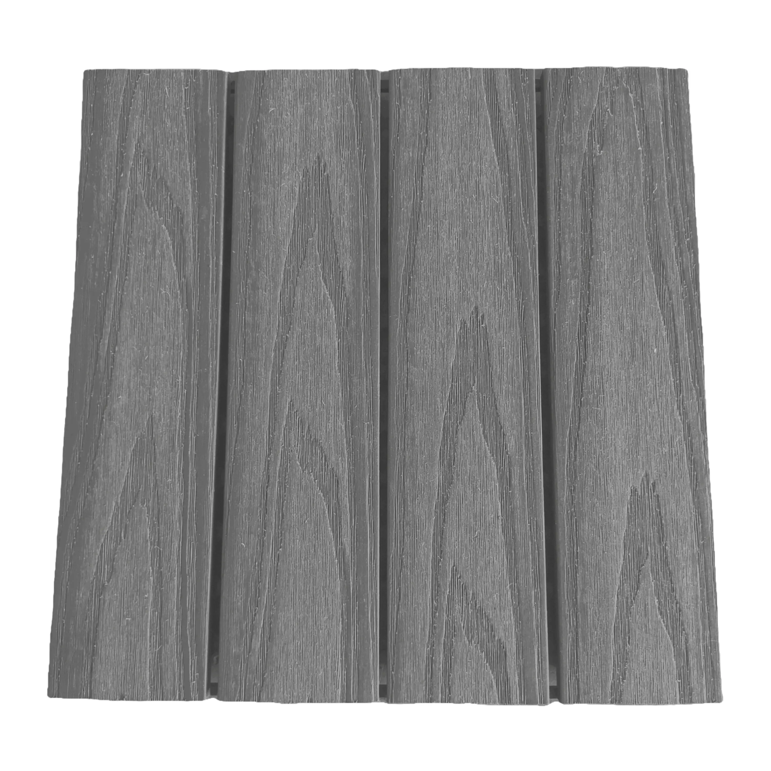 Co extrusion WPC composite DECKING TILE 300*300mm