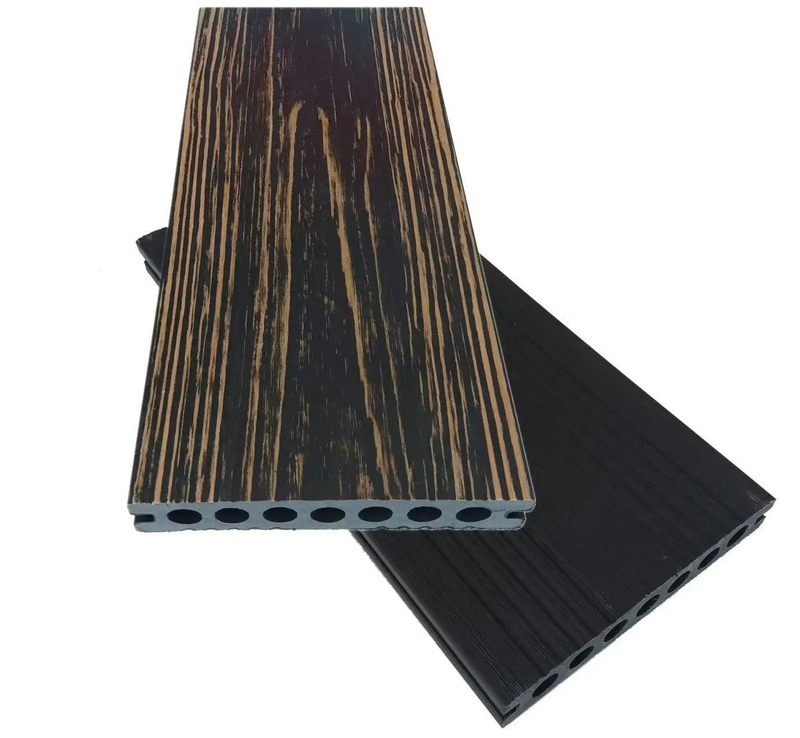 mixing colors capped WPC decking edge board 23*138mm
