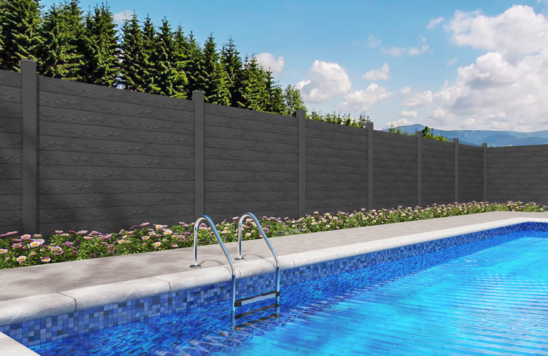 Wood plastic composite WPC FENCE