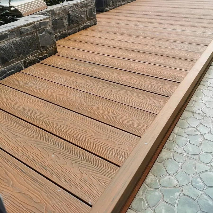 WPC Decking 3D Embossed decking