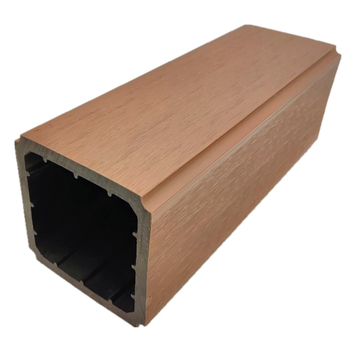 Co extrusion wpc wood plastic composite Rails