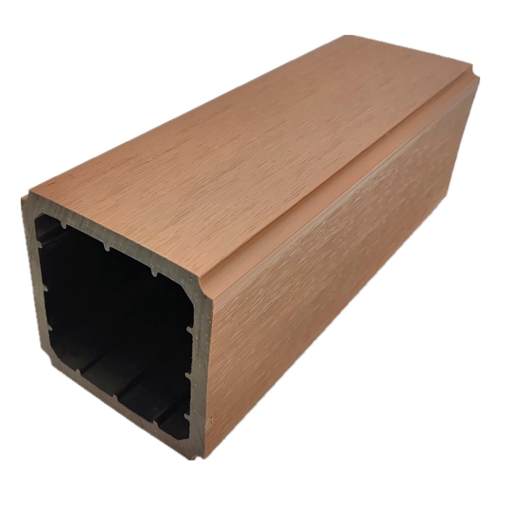 Co extrusion wpc wood plastic composite Rails