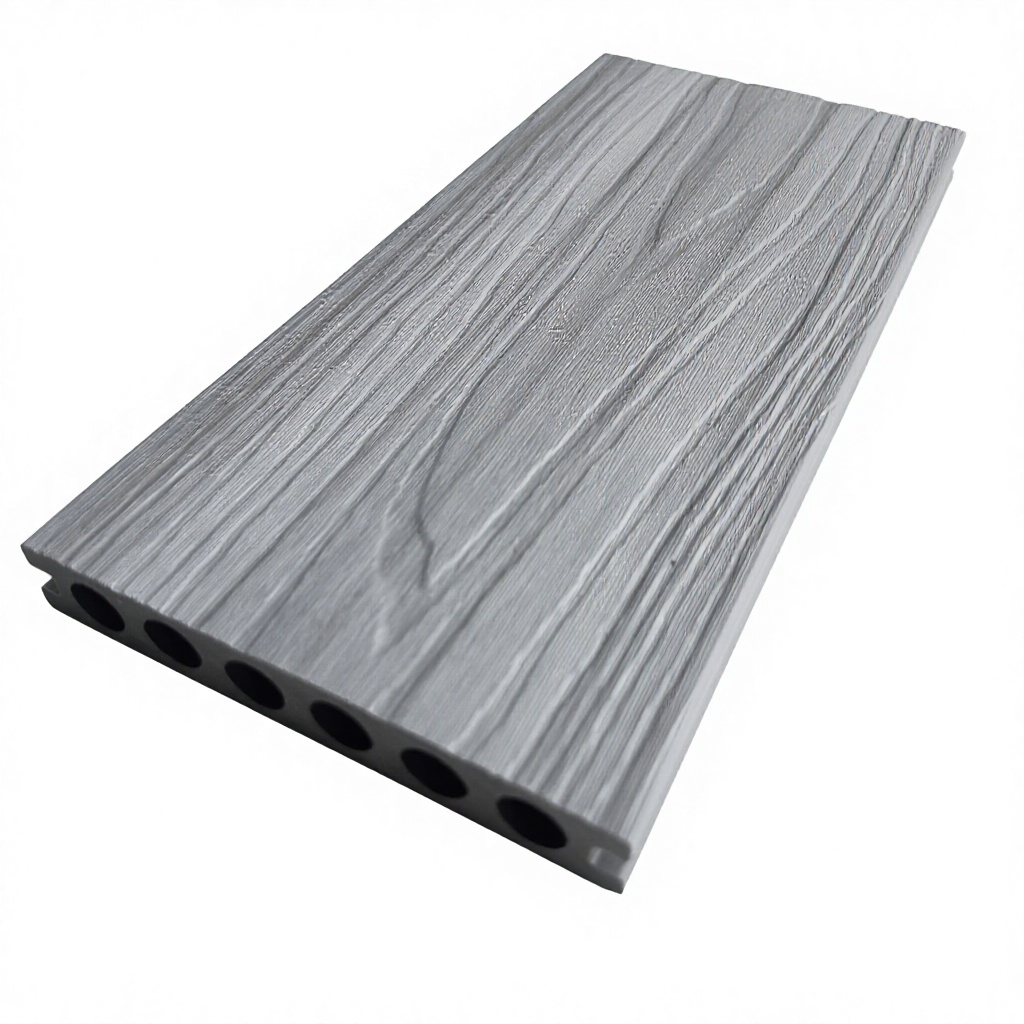 Co-extruded WPC flooring wood grain texture anti slip