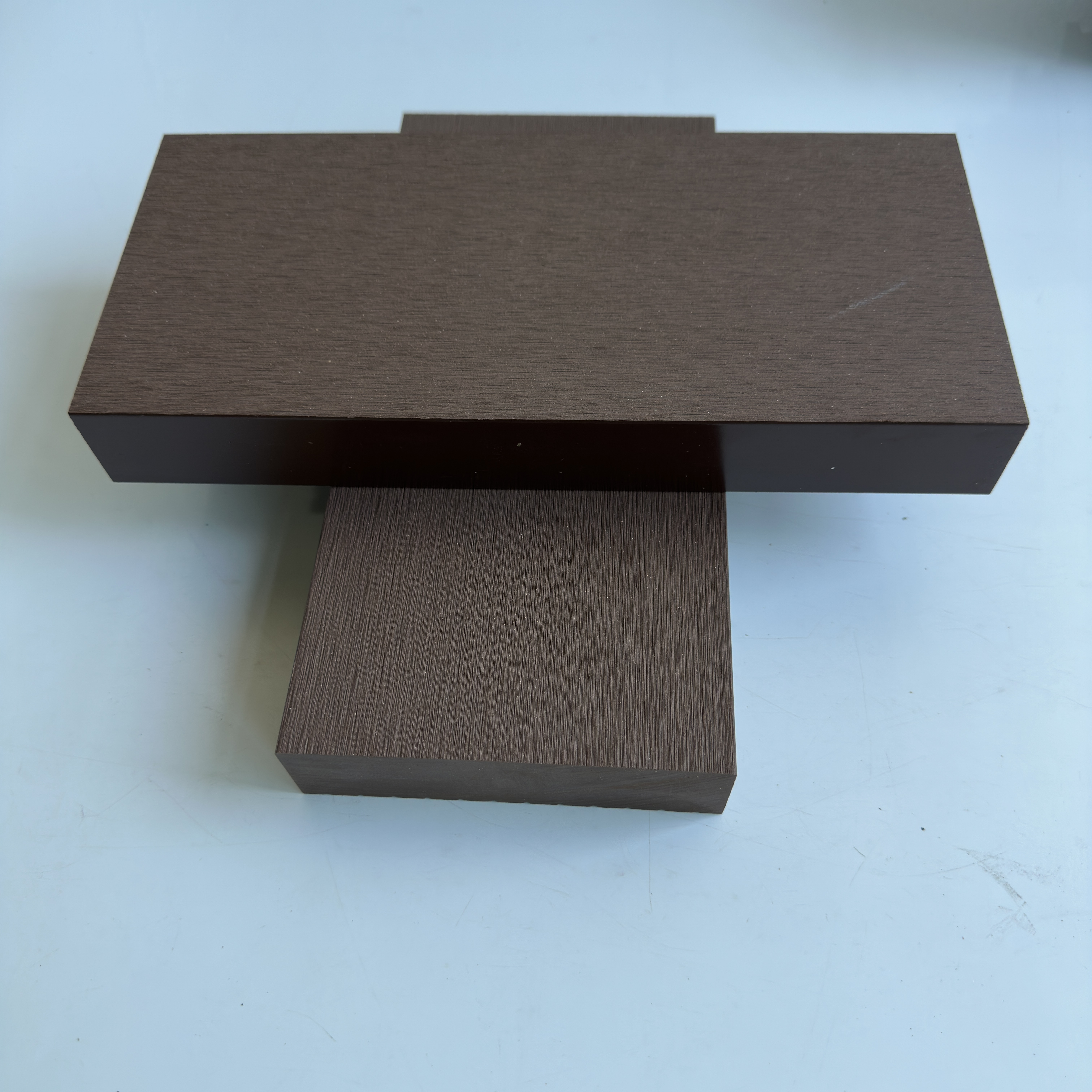 Outdoor Water-proof Wood Plastic Composite Decking Solid Floor WPC 3D Embossed Floor