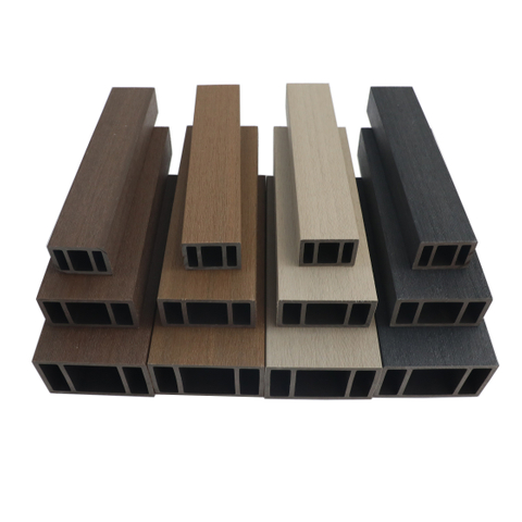 Ot Sale Exterior WPC Hollow Board Square Timber Tube
