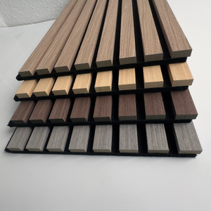 Hot-selling acoustic panels madera sound-absorbing panels, sound insulation panels, wooden strip groove wall panels