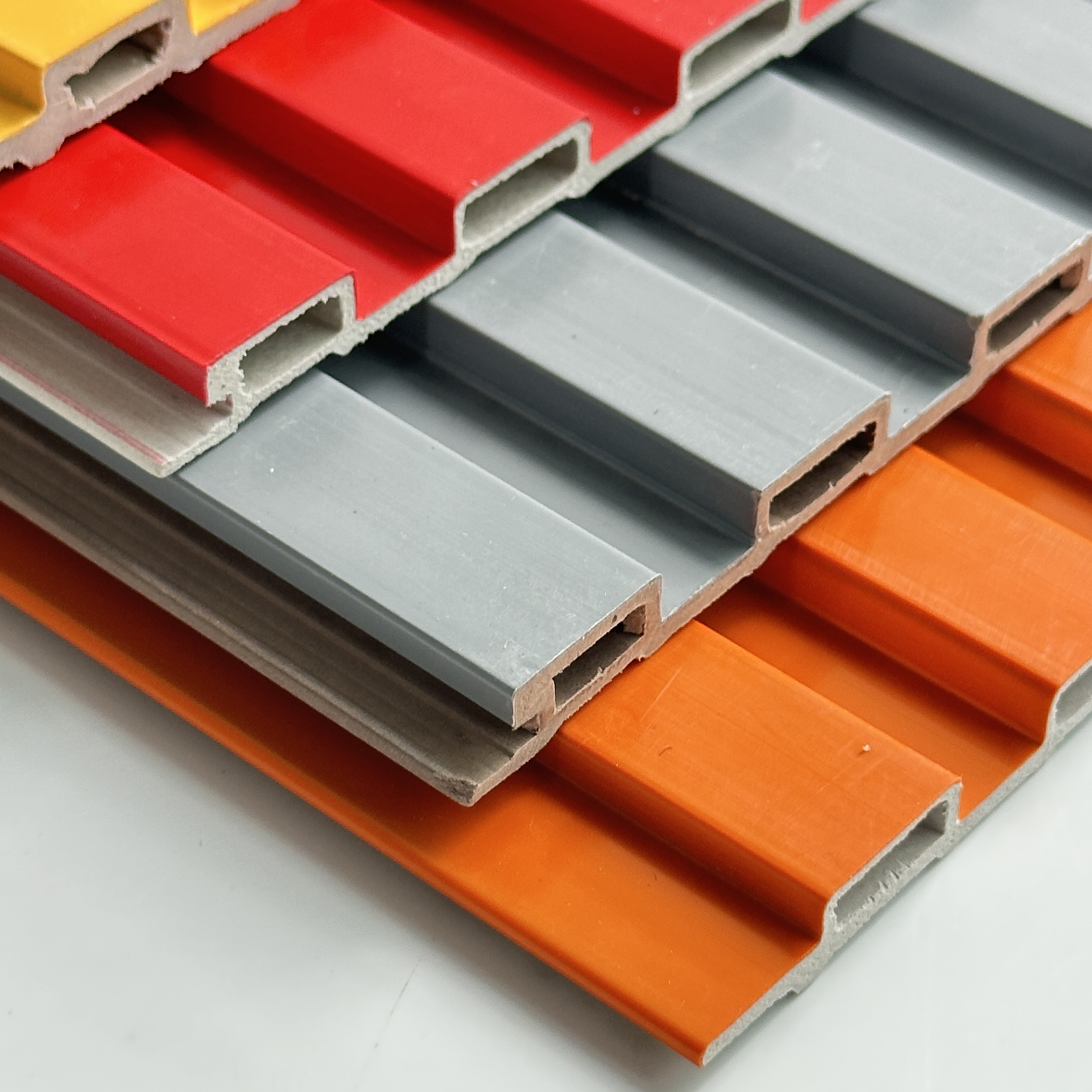 Third-generation technology co-extruded ASA coated lightweight wall panels, outdoor decorative wall panels, polyvinyl chloride grooved panels