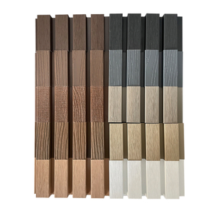 Modern Premium Indoor And Outdoor Wall Panel Boards Waterproof PVC WPC Decorative Slat Wood Fireproof Interior Paneling