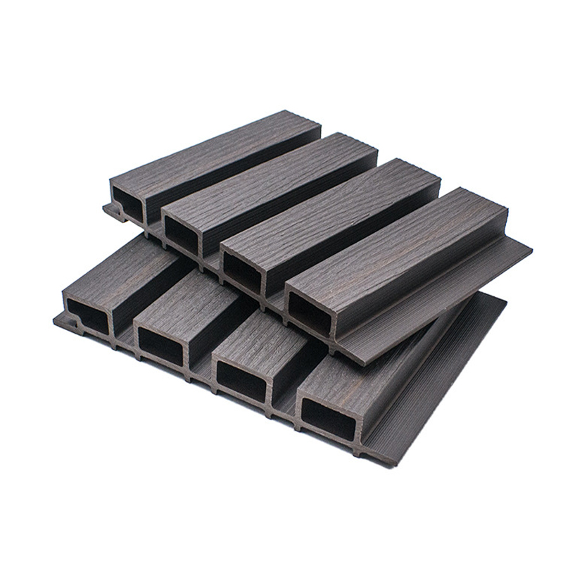 Great Wall Co-Extruded High Quality Modern Exterior Wood-Plastic PVC Wall Panel Two-Color Texture Pavement Waterproof