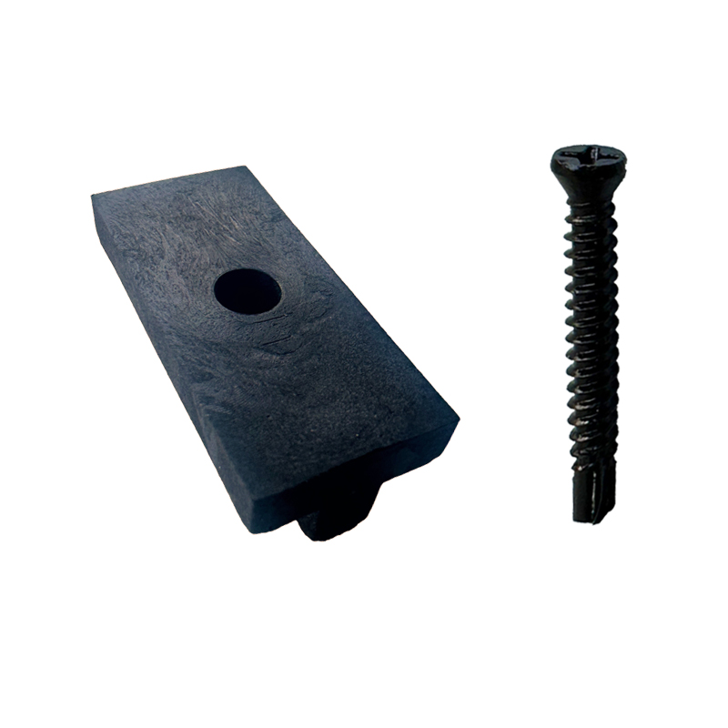 Outdoor Traditional Style WPC Decking with Waterproof WPC Clips for Garden Patio Pool & Balcony Use