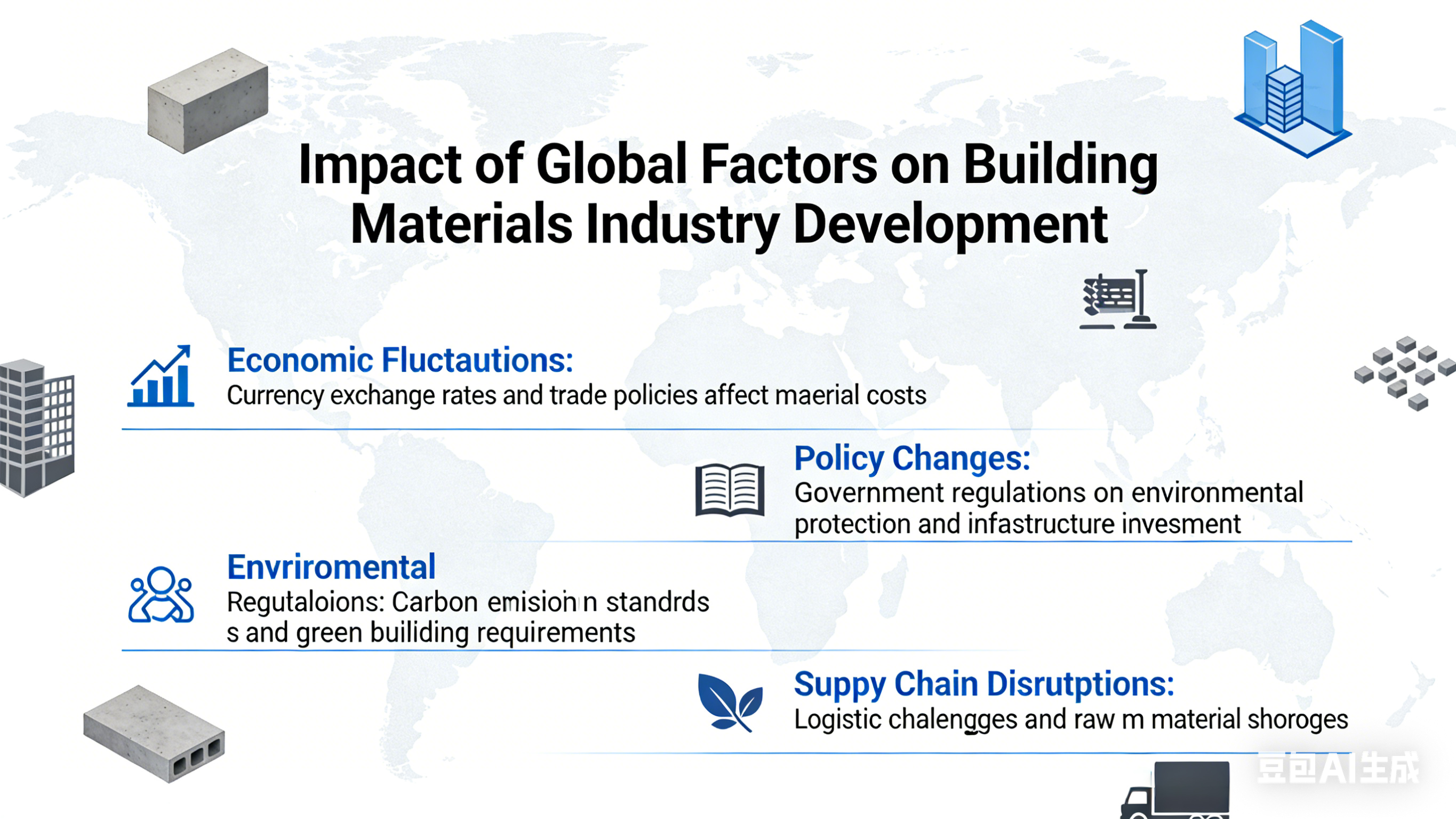 In The Current Complex And Ever - Changing Global Situation, The Development of The Building Materials Industry Is Also Affected by Many Factors.