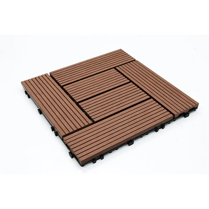 Co extrusion WPC composite DECKING TILE 300*300mm