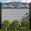 WPC FENCE WITH ALUMINUM