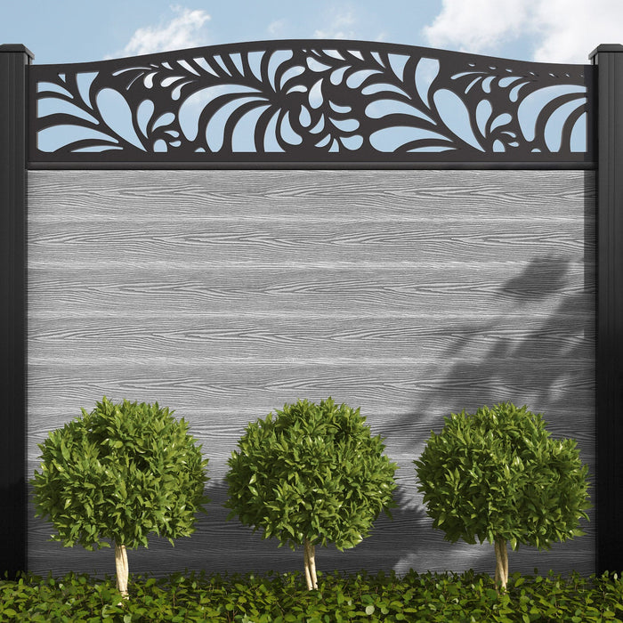 WPC FENCE WITH ALUMINUM