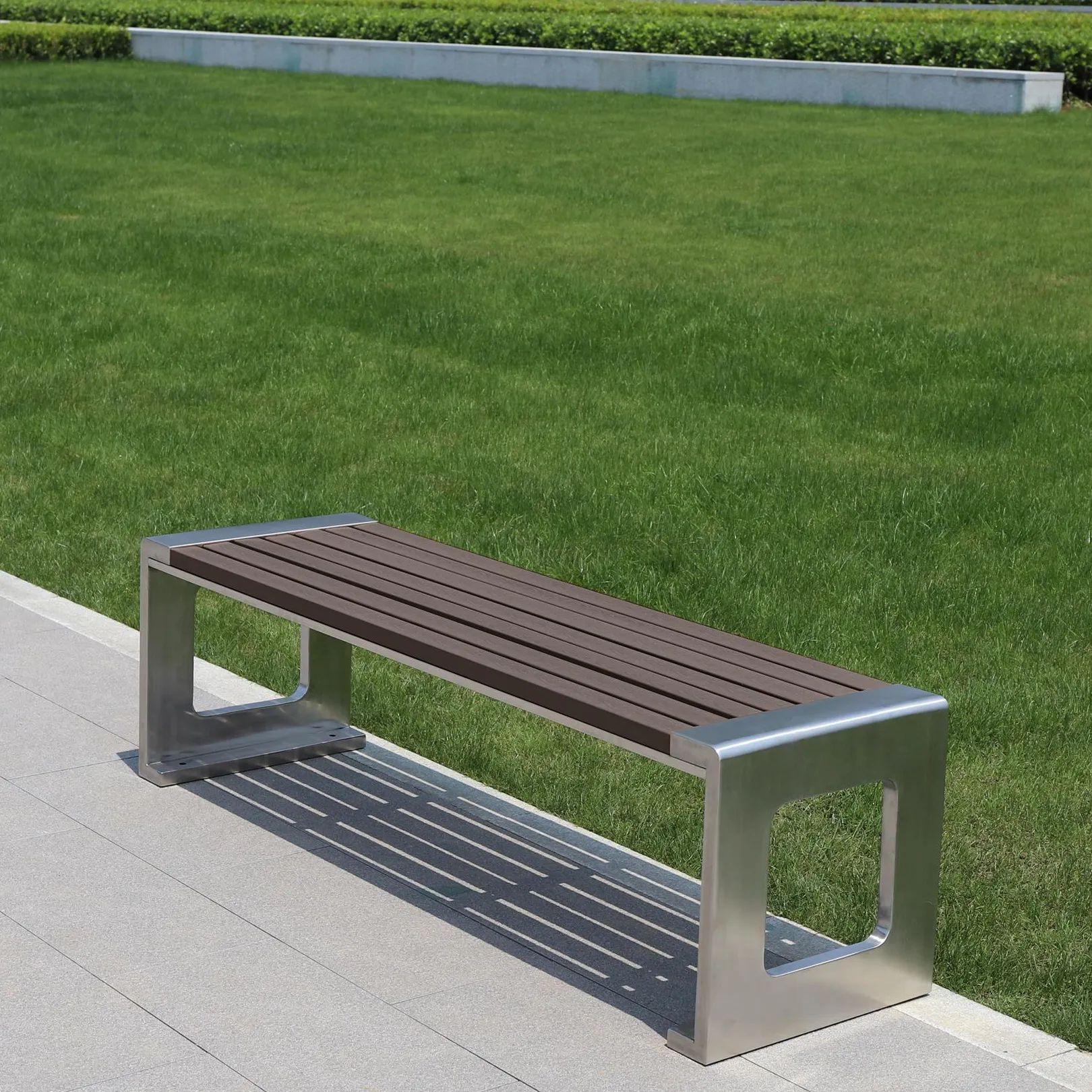wood plastic composite bench