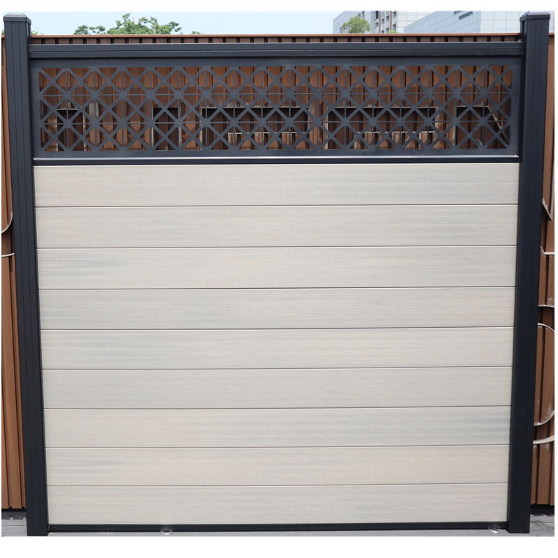 Co extrusion wpc wood plastic composite fence