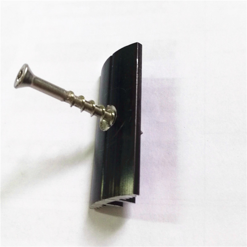 wood plastic composite deckind wall panel fence clips