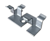 wood plastic composite deckind wall panel fence clips