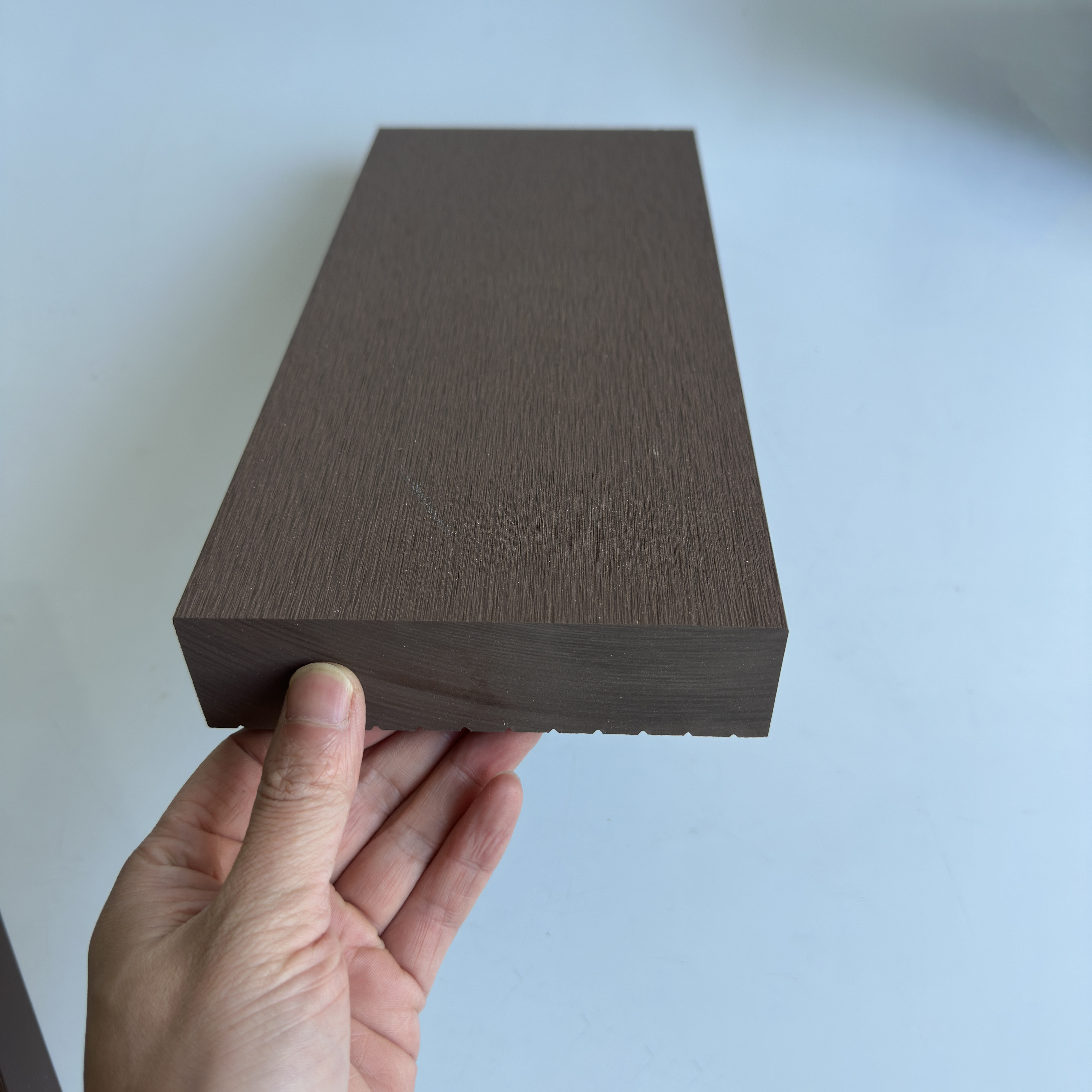 Outdoor Water-proof Wood Plastic Composite Decking Solid Floor WPC 3D Embossed Floor