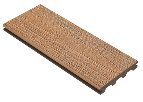 White Color Co Extruison WPC DECKING