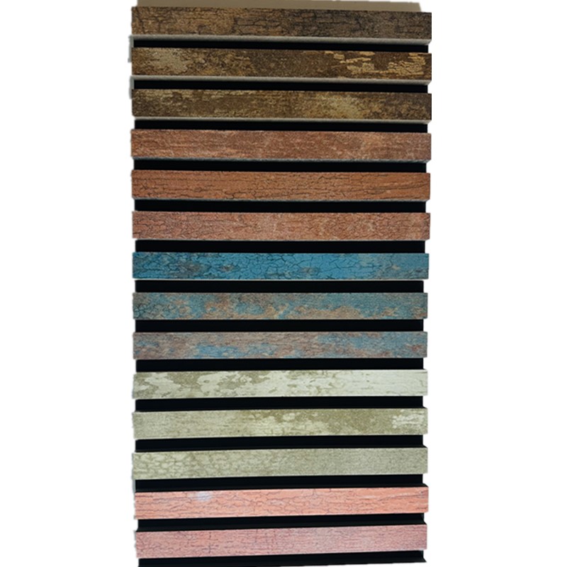 Best Fireproof Waterproof Acoustic Slat Wall Panel Wood Veneer Panel 3D Decorative Slats Acoustic Panels for Interior Wall Deco