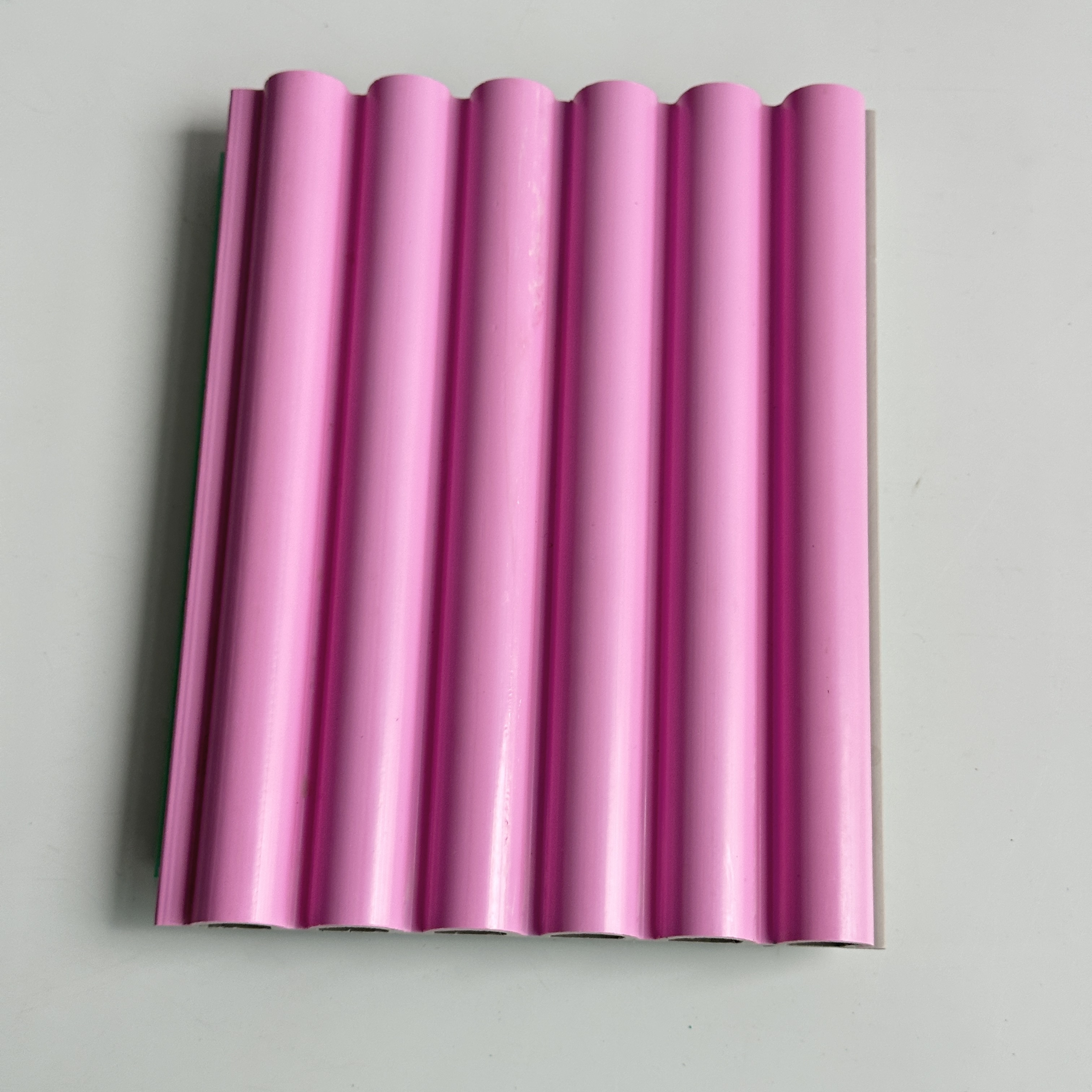 Modern interior decoration WPC decorative slat wall panels, easy to install, grid pattern, fireproof, waterproof, 3D grooved panels