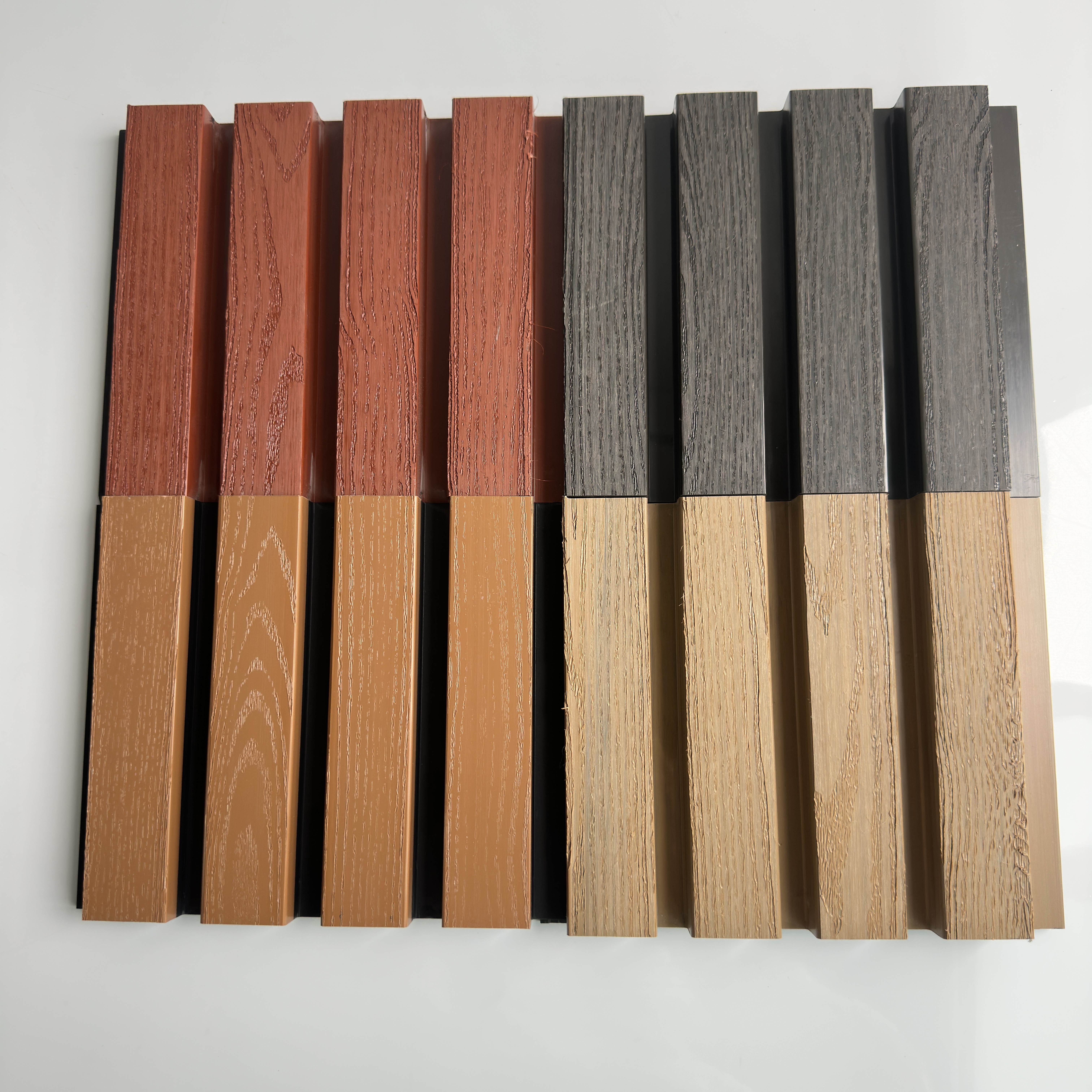 Third-generation technology co-extruded ASA coated lightweight wall panels, outdoor decorative wall panels, polyvinyl chloride grooved panels