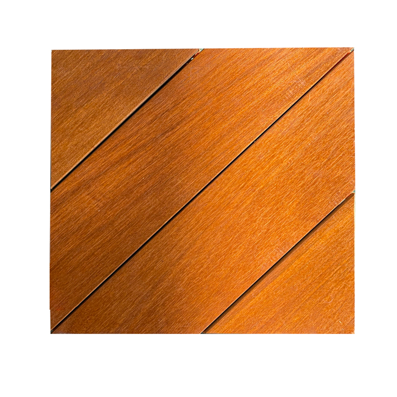 Modern Eco-Friendly Weatherproof Wood Plastic Composites Click Interlocking Black Square Deck Tiles Outdoor Patio Garden