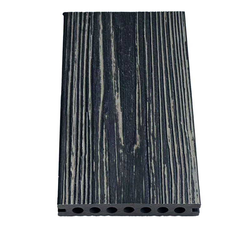 CO extrusion mixing colors WPC decking edge board 23*138mm