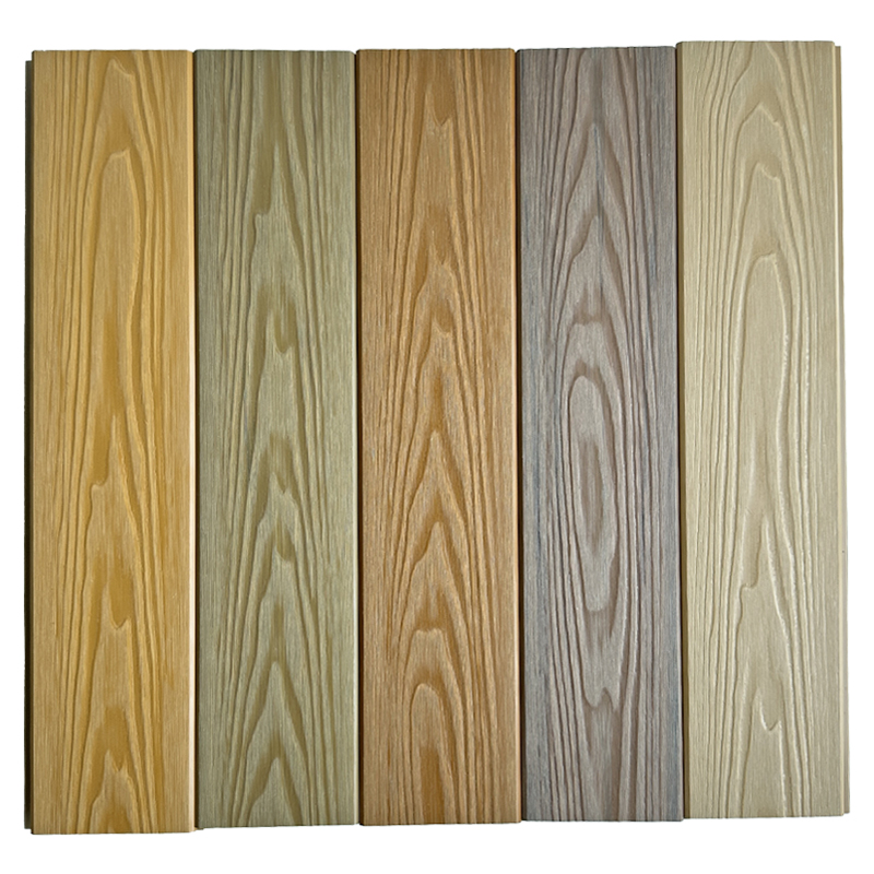 KSL ASA WPC Fluted Wall Panel 3D Soundproof Villa Outdoor Commercial Kitchen Gym Japanese Style Plastic Panels Hotels Kids