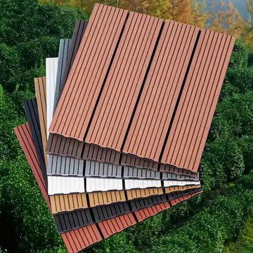 Classical wood plastic composite DECKING TILE 300*300mm