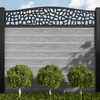 WPC FENCE WITH ALUMINUM