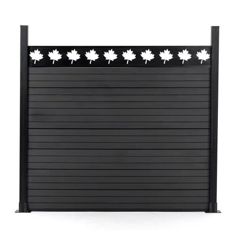 Co extrusion wpc wood plastic composite fence