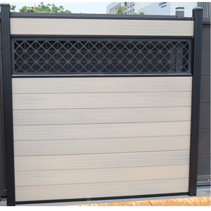 Co extrusion wpc wood plastic composite fence